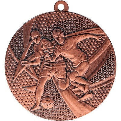 MMC15050/B Medaila futbal pr.50 mm hr.2 mm bronz 5x0,2 cm