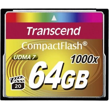 Transcend CompactFlash 64GB 1000x (CF) TS64GCF1000