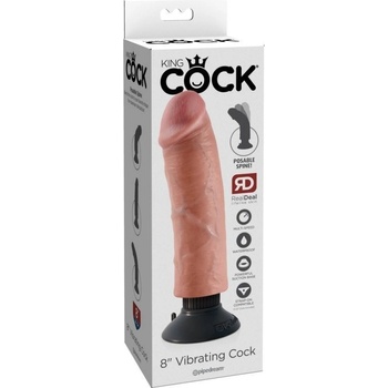 Pipedream King Cock 8" Vibrating Cock