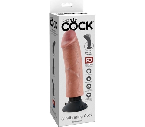 Pipedream King Cock 8" Vibrating Cock
