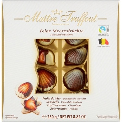 Maitre Truffout Čokoládové pralinky s lísko-ořechovou krémovou náplní 250 g