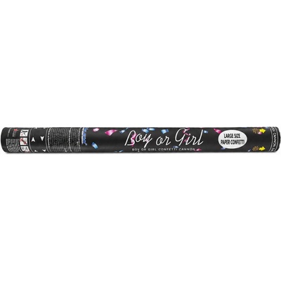 Pyrotechnika konfety Boy or Girl 60cm - modré
