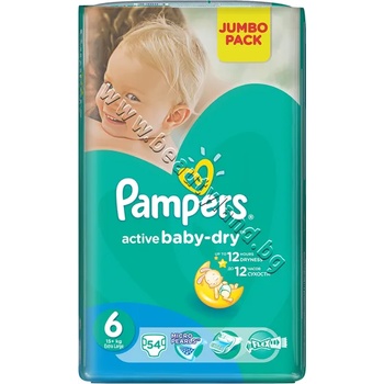 Pampers Пелени Pampers Active Baby Extra Large, 52-Pack, p/n PA-0201502 - Пелени за еднократна употреба за бебета с тегло от 13 до 18 kg (PA-0201502)