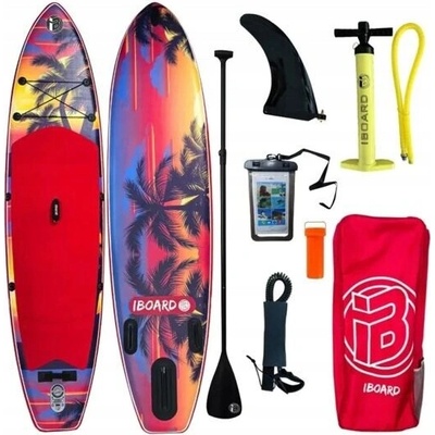 Paddleboard iBOARD 11' Red Palm 335 cm