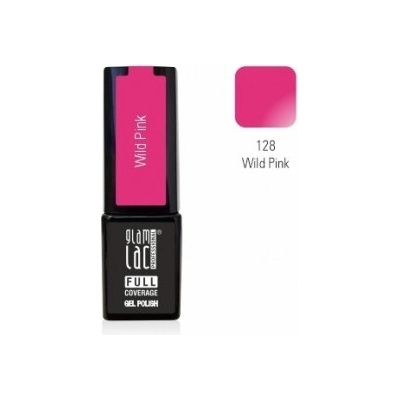 GlamLac Gel lak růžový 128 Wild Pink 6 ml