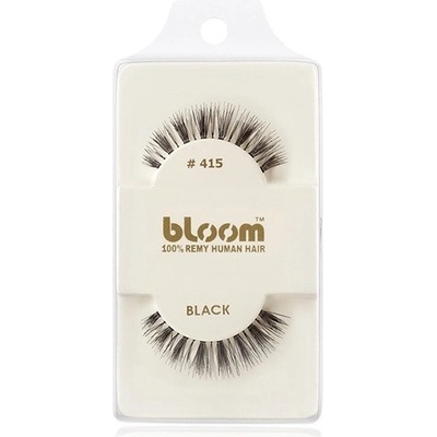Bloom Natural nalepovacie riasy z prírodných vlasov No. 415 Black