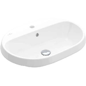 Villeroy & Boch Architectura - Вградена мивка, 60х45 см, с преливник, отвор за смесител, алпийско бяло 5A666001 (5A666001)