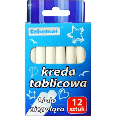 Schemat tabuľová krieda 12 ks