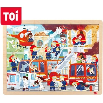 Toi World Пожар в града - пъзел 100 части (twtp047)
