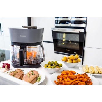 Image 1 of Lauben Glass & Steam Air Fryer 4500BG (LBAFMGSAF45BA)