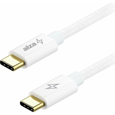 AlzaPower APW-CBTC2001CW CompactCore USB-C to USB-C 2.0, 100 W, 1m, bílý