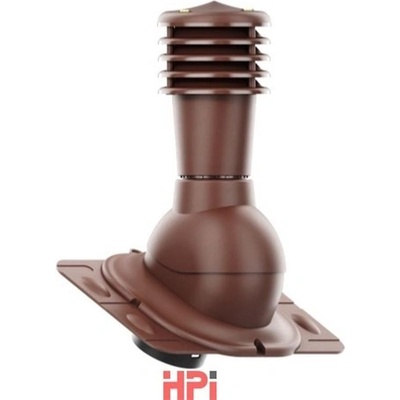HPI Odvětrávací set 125/110 mm univerzální pro trapézové krytiny hnědý