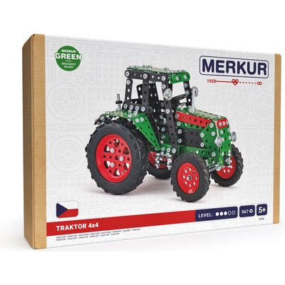 Merkur Traktor 4x4 zelený – Zboží Živě