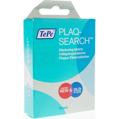 TePe PlaqSearch indikácia plaku 10 tabliet