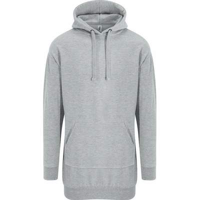 Teplákové šaty Hoods šedý melír