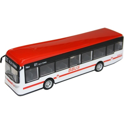 Bburago City Bus červený 1:63
