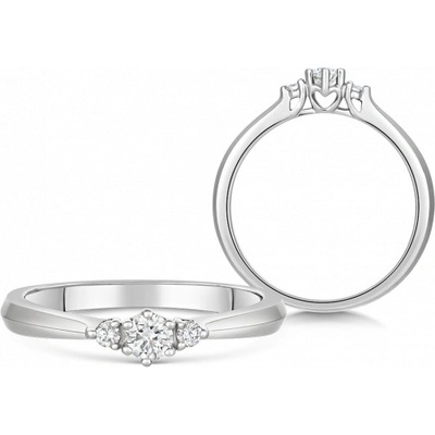 Sofia Diamonds zlatý zásnubní prsten s diamanty H SI3 CK50005471855