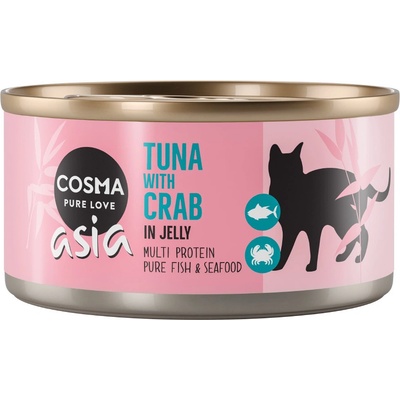 Cosma Asia v želé 24 x tuniak a pražma 170 g