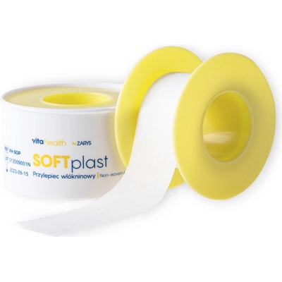 Zarys Fixační náplast z netkaného textilu SOFTplast VitaHealth 2,5 cm x 5 m