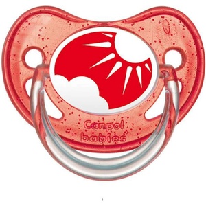Canpol babies Анатомична залъгалка Canpol - Nature, 0-6 m, Червена (22/506_red)