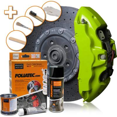 Foliatec Barva na brzdy, sada - Toxic Green