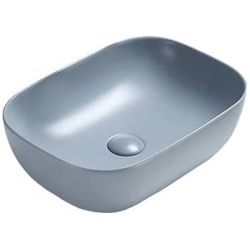 Mexen Rita мивка за плот 45 x 32 см, сиво-син мат - 21084569 (21084569)
