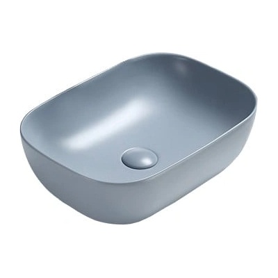 Mexen Rita мивка за плот 45 x 32 см, сиво-син мат - 21084569 (21084569)