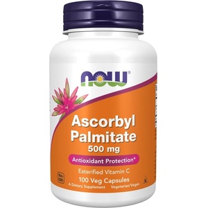 NOW NOW Ascorbyl Palmitate 500mg, 100 Veg Capsules - fitnesdobavki - 31,27 лв