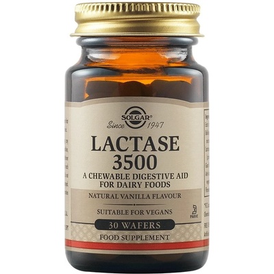 Solgar Lactase 3500, 30 дъвчащи таблетки, Solgar