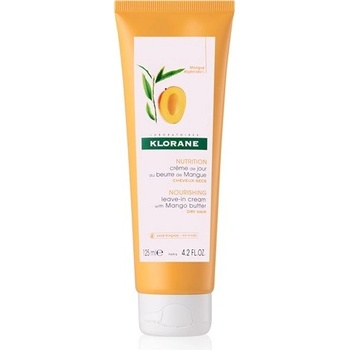 Klorane Mangue bezoplachový krém pre výživu a hydratáciu (Leave-in Cream with Mango Butter) 125 ml