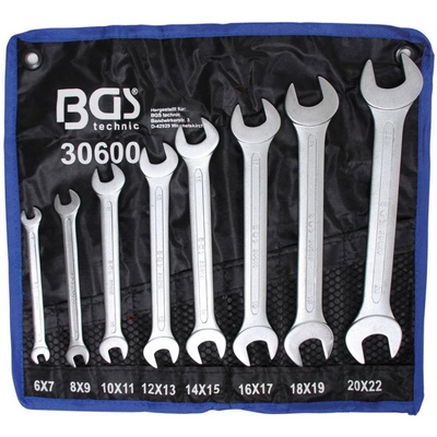 BGS technic Súprava obojstranných vidlicových kľúčov 6 - 22 mm 8 ks BGS 30600