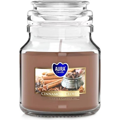BISPOL Ароматна свещ Bispol Aura - Cinnamon And Cloves, 120 g (snd71-374)