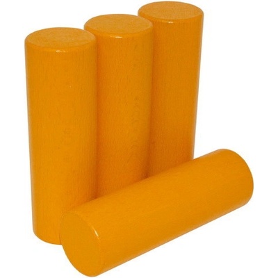 DrKO Dřevěný válec 12 cm 1ks oranžová