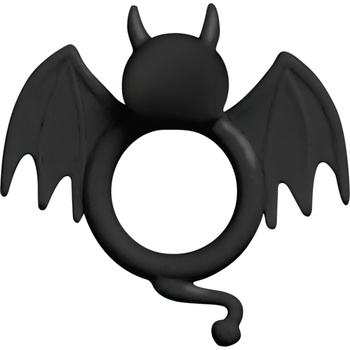 S-line - прилепен пръстен за пенис (черен)