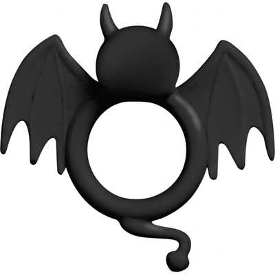 S-line - прилепен пръстен за пенис (черен)