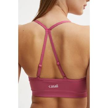 Casall Сутиен за йога Casall Sleek Strappy в розово с изчистен дизайн 24181 (24181)