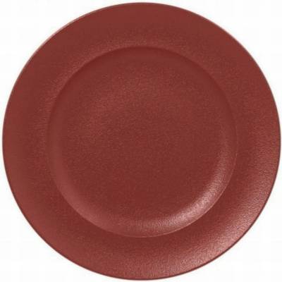 RAK Porcelain Talíř mělký 33 cm tmavě červená RAK-NFCLFP33DR