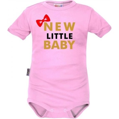 Dejna Body krátký rukáv New little Baby Girl růžová