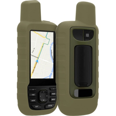 Obal na GPS navigaci kwmobile pro Garmin GPSMAP 66sr / GPSMAP 67 - outdoor pouzdro s protiskluzovou úpravou, barva Green – Hledejceny.cz