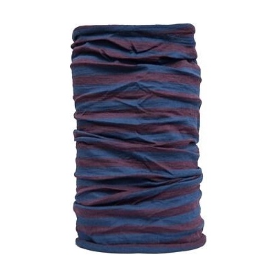 Sensor tube merino AIR šátek multifunkční modrá/vínová pruhy – Zboží Dáma