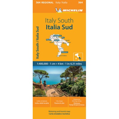 Michelin Map Italy: South