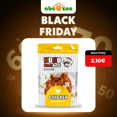 Huhubamboo kosť s kuracím 75 g