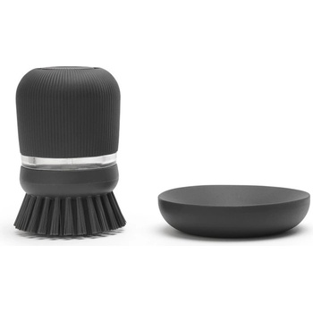 Brabantia Четка за миене на съдове, с дозатор, сив, Brabantia (BRAB302626)