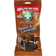 Green Shield Wood&Laminate čistiace obrúsky na drevo a laminát 70 ks