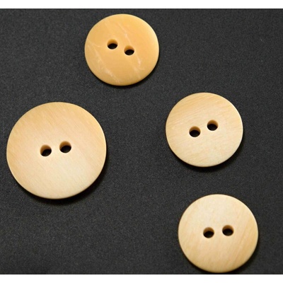 Dierkový gombík - marhuľový melír - priemer 1,5 cm