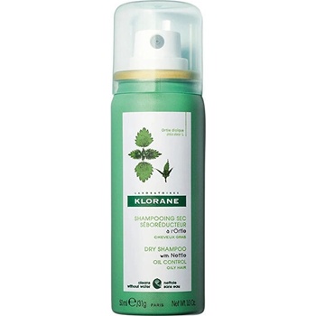 Klorane Nettle suchý šampón na mastné vlasy 50 ml