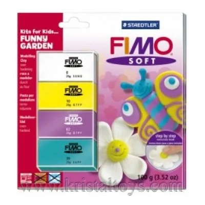 Комплект глина Fimo Soft Funny Garden 802440