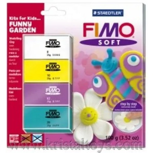  Комплект глина Fimo Soft Funny Garden 802440