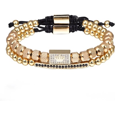 Луксозен сет от мъжки гривни | Мъжки гривни от стомана