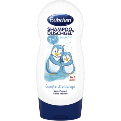 Bübchen Kids šampon a sprchový gel 2v1 Sensitiv Jemný Miláček 230 ml – Zboží Dáma